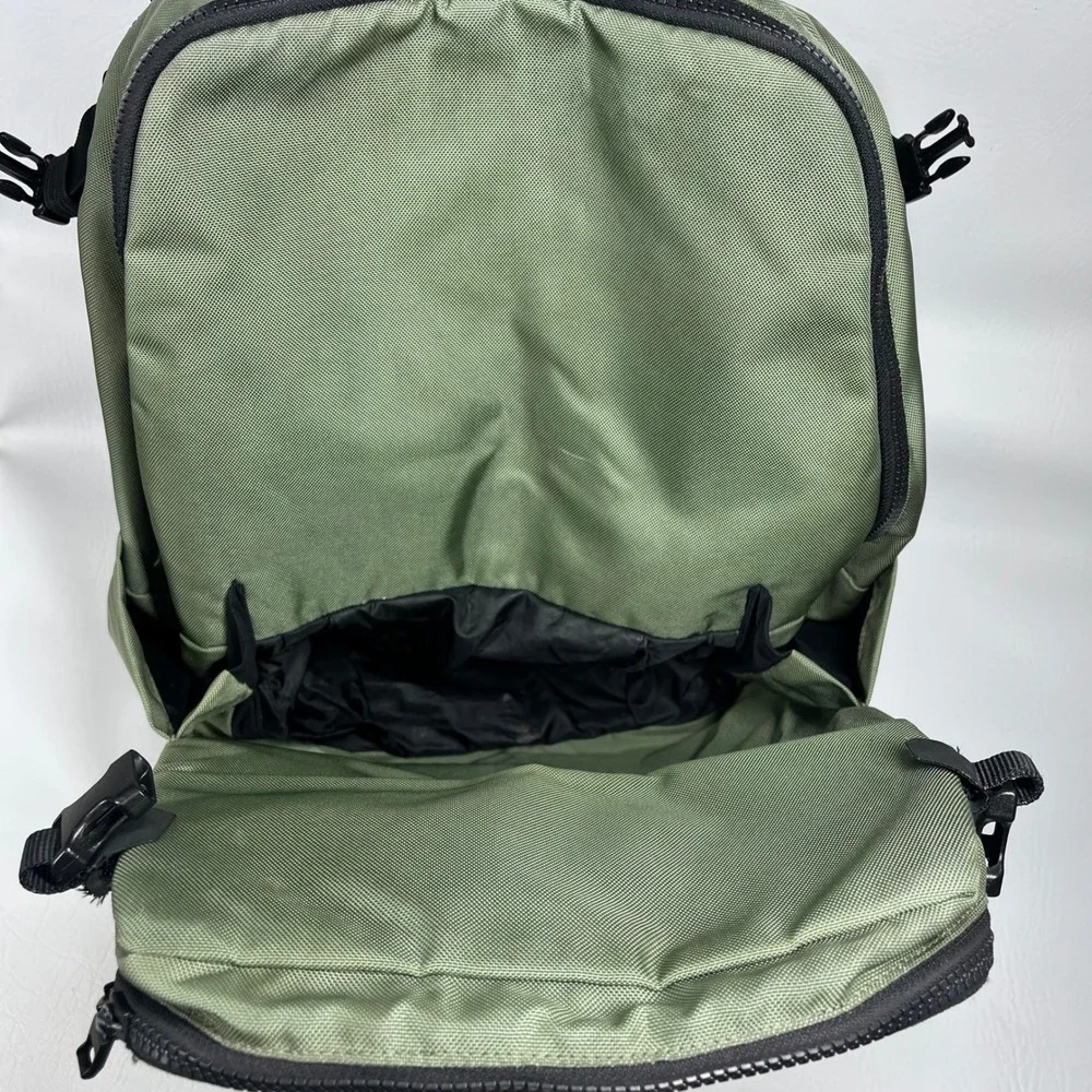 Lululemon Cruiser Backpack Sage Green Olive Multi Pocket Commuter Bag OS